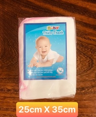 Combo 10 khăn gạc (sữamùng) khổ 25x25  25x35  100% cotton thương hiệu THIÊN THANH  ảnh thật  bảo đảm