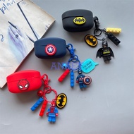 Jabra Elite 5 4 Elite 3 2 85T 75T 65T E5 E4 E3 E2 Cover Earphone Silicone Case Black Batman Cartoon 