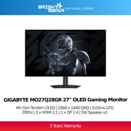 GIGABYTE MO27Q28GR 27'' 4th Gen Tandem OLED Gaming Monitor