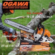 Ogawa 16" 18" 20" 22" Heavy Duty High Performance Chain Saw Chainsaw