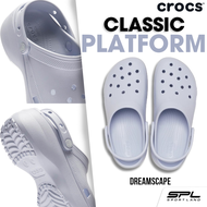 Crocs รองเท้าแตะ รองเท้ารัดส้น รองเท้า CR Women W CS Classic Platform Clog 206750-5AF (2590)