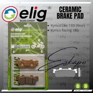 ❀◈Kymco Like 150I (Rear) / Kymco Racing 180 | Elig Ceramic Brake Pad