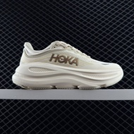 HOKA Bondi 9 รองเท้าวิ่งถนนดูดซับแรงกระแทกสำหรับผู้ชายและผู้หญิง รองเท้ากีฬาลำลองพื้นหนา
