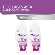 Marina UV White Hand &amp; Body Lotion E Collagen Astaxanthin [460 ml / 2 pcs] - Exp : 10.2026