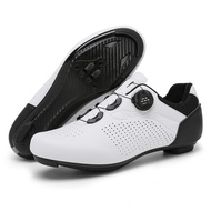 Road Cycling Shoes Unisex Road Bike Wear Waterproof Adjustable Resistant Bicycle Nylon Bottom Riding Shoe Self-Locking