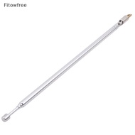 Fitow Replacement 60cm FM Antenna Radio Portable 6 Sections TV Antenna Telescopic Rotatable Antenna Aerial for Radio TV FE