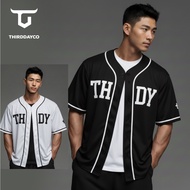 Oversized Baseball Jersey Tshirt Men's Casual Instadry "Thdy" Black MTL18 Navy MTL24 White MTL21