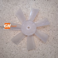 7-leaf rice thresher fan clear colored carrier fan/