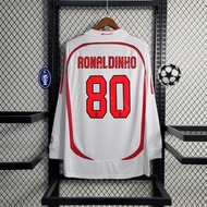 2006-07 AC Milan vintage jersey long sleeved football jersey