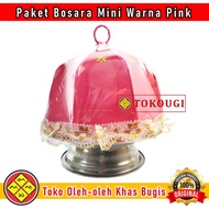 Bosara Mini Piring Buah Mini Khas Bugis Makassar Warna Pink