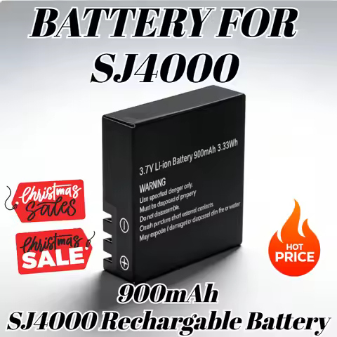 900mAh 3.7V SJ4000 Rechargable Battery For SJCAM SJ4000 WiFi SJ5000 WiFi SJ6000 WIFi M10 SJ5000x Spo