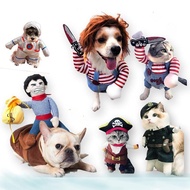 Cat Chucky Costume Dog Outfit Chuckie Pet Costume Frenchbulldog Cartoon Pet Cowboy Costume For Cat D