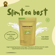 SLIMTEA BOST Membakar lemak saat tidur teh diet pembakar lemakteh pelangsing perut alami(-10kg))
