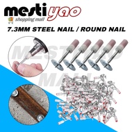 7.3mm Steel Nail Round Nail for Nail Gun/Concrete Wall Ceiling Rivet Nail/Paku Tembak Bulat