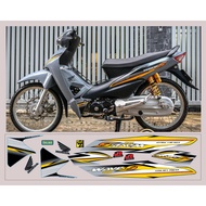 WAVE GRAY CEMENT STICKER - WAVE A REMOVABLE STICKER CEMENT CAR STICKER