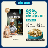 [1kg] Hạt Mèo Bite Of Wild P42 Không Chứa Ngũ Cốc Mix Thịt Sấy Cá Hồi Bò Cho Mèo Mọi Lứa Tuổi
