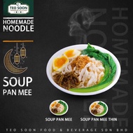 TEO SOON Homemade Soup Noodle Soup Pan Mee/Soup Thin Mee