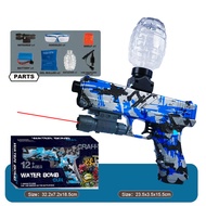 Kid boys Glock 9 pistol gel blaster gun with laser electric automatic gel bluster toy gun for kids o