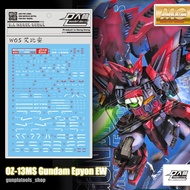 [D.L Model] Water decal W05 For OZ-13MS Gundam Epyon EW (MG)