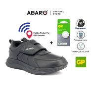 Bundle Deal ABARO H2819N School Shoes + GP eTag Tracker | iOS Only | GPS Safety Combo