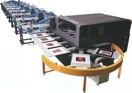 Mesin Screen Printing Oval Sablon Digital YS-T50 (Custom 4 6 8 10 Warna)