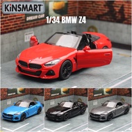 [Model Car] KiNSMART Zhiguan Alloy Toy Car Model 1/34 BMW Z4 M40i Convertible Car Sports Car Pull Ba