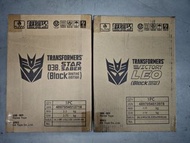 Flame toys Transformers Black Star Saber Victory Leo Limited Edition 黑星宇 史達 獅王 限量版 鐵機巧 千值練