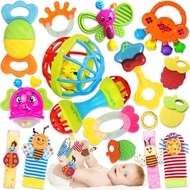 Baby Rattles 0-6 Months: Baby Toys 6-12 Months Infant Toys 0-3 Months Newborn Toys Teething Toys 3-6