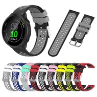 Silicone Bracelet For Garmin Forerunner 158 55 245 245M 645 Approach S12 S40 S42 Watch Strap 20mm Band Sport Wristbands For GarminMove 3/Luxe/Style Belt
