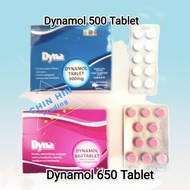 [DYNA] Dynamol 500 Tablet(15X10 Tablets) / Dynamol 650 Tablet(10X10 Tablets) for the relief of fever