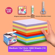 Craft Paper for Origami Square 15x15cm