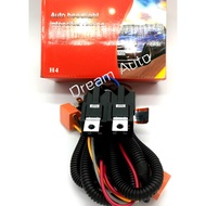 H4 100W Heavy Duty Headlamp Wire Kit With Relay