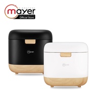 Mayer 0.8L Digital Rice Cooker MMRC08D - Black / White
