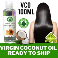 ⚡ TOPGLOW 100ml VCO VIRGIN COCONUT OIL Pure Virgin Coconut Oil Organic Extra Virgin Coconut Oil Pure