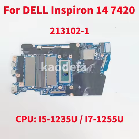 213102-1 Mainboard For DELL Inspiron 14 7420 2-in-1 Laptop Motherboard CPU: I5-1235U I7-1255U 100% T