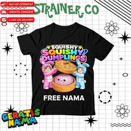 COOL Cute Dumpling Kids T-Shirt - Cute, Cool, Viral Dumpling Squishy Motif Boys and Girls Clothes UN