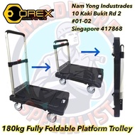 【In stock】180kg Capacity Orex Fully Foldable Trolley - SHIP DAILY IWDQ