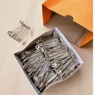 SUN PIN JUMBO PIN/ 5.5 cm SILVER SAFETY PIN/