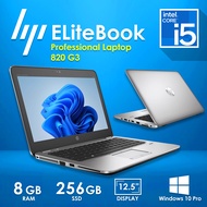 HP Ultrabook 820 G3 12.5" Business Laptop, Intel Dual Core i5-6th Gen, 8GB RAM 256GB SSD, FHD Display, Windows 10 Pro | Microsoft Office | REFURBISHED