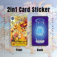 DIGIMON TCG 2IN1 CARD STICKER - TNG CARD / NFC CARD / ACCESS CARD / TOUCH N GO CARD / WATSON CARD