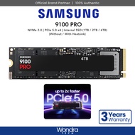 [FAST SHIP] Samsung 9100 PRO | NVMe 2.0 | PCIe 5.0 x4 Internal SSD (1TB / 2TB / 4TB) (Without / With