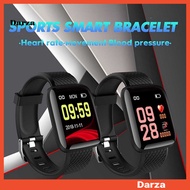 [Dar]  Blood Pressure Heart Rate Sleep Monitor Bluetooth-compatible Smart Watch Sports Bracelet