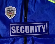 satu set logo siap pelekat belakang/got velcro behind。。。security and pikm