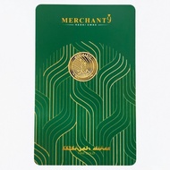 Merchant9 1/2 Dinar Exclusive Collections Gold Bar 9999 (2.125G)