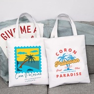 CORON PALAWAN ISLAND TOTE BAGS DESIGNS ISLAND SOUVENIR TOTEBAG PASALUBONG