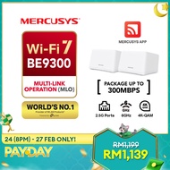 Mercusys BE9300 WiFi 7 Whole Home Mesh System Halo H47BE (2-Pack) (Powered By TP-Link)