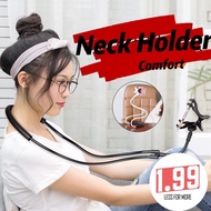 Neck Holder Long 60CM Baby Kids Handphone Accessories Mobile Phone Mount Stand Bracket Car Relax Lightweight