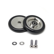 nov Wheel  / Titanium - light weight easy wheel for Brompton (both side usable)