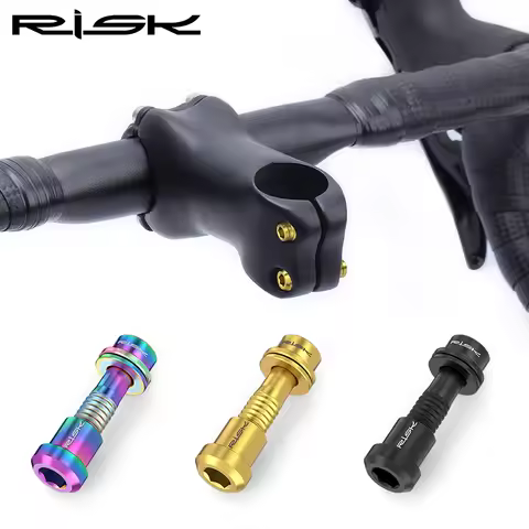 RISK Carbon Stem Bolt & Nuts Kit M5x18/20mm Bicycle Titanium Bolts Road Bike Handlebar Table Bridge