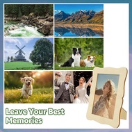 [hotkeystore.] 12 Pack Wooden Picture Frames for Crafts DIY Wood Craft Picture Frames for Birthday P
